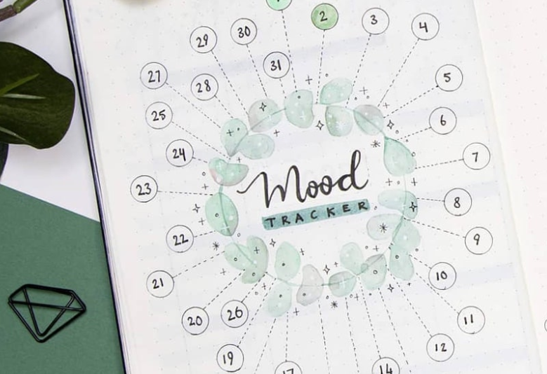 bullet journal ideas for mood tracking